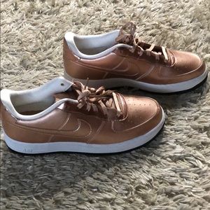 Nike Rose Gold Air Force One